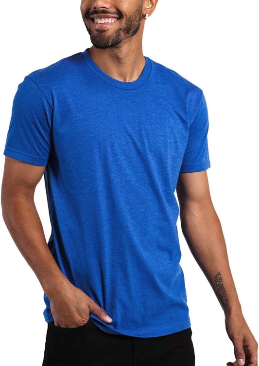 Mens T Shirt Packs - Short Sleeve Crew Neck Soft Fitted Tees S - 4XL Fresh Classic Tshirts