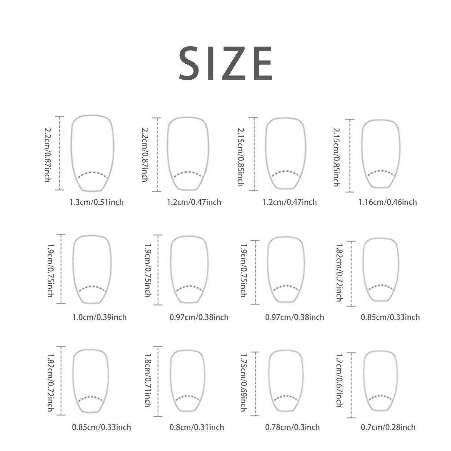 24pcs Short Square French Heart Press-On Nails - Glossy Pink & White Two-Tone Design with Golden Glitter Accents, Elegant and Simple Manicure for Casual Attire, Heart Nail Decoration