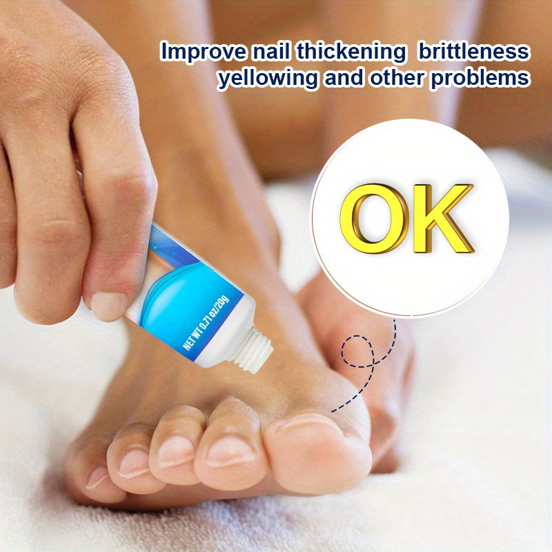 Vitamin C Enriched Nail Renewal Cream for Strengthening and Hardening Nail Bed - Pedicure Cream for Healthy Nails and Toenails