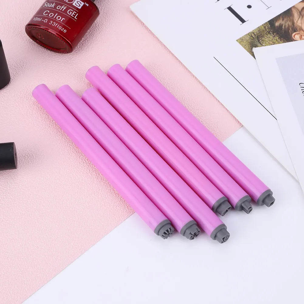 6PCS Professional Nail Art Dotting Brush Nail Art Stamp Pen Set Flower Painting Drawing Manicure Tools Nail Graffiti Pen