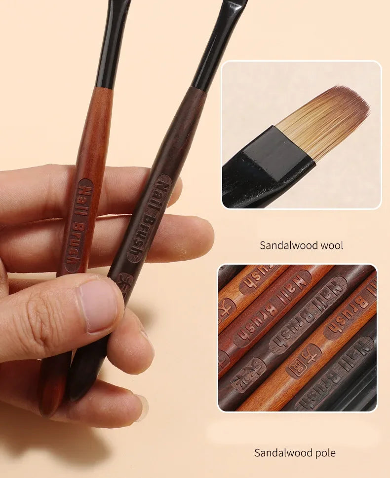 Nail Glue Phototherapy Pen UV Gel Brush Pen Acrylic Brush Professionnal Nail Art Brushes Painting Drawing Brush Manicure Tools