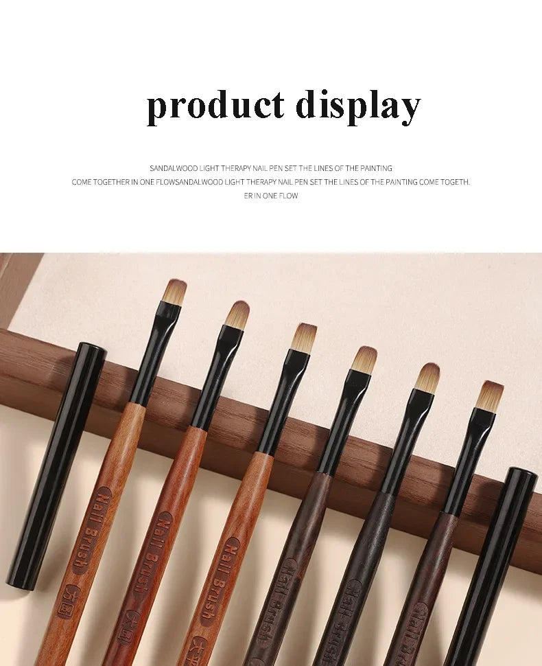 Nail Glue Phototherapy Pen UV Gel Brush Pen Acrylic Brush Professionnal Nail Art Brushes Painting Drawing Brush Manicure Tools