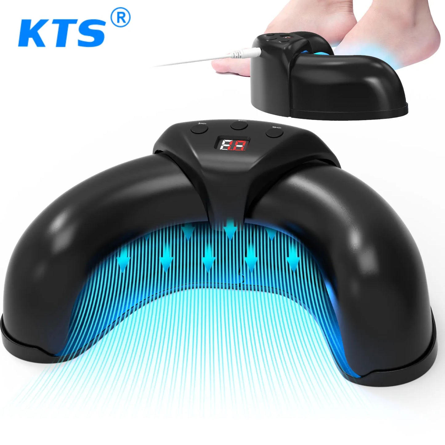 KTS Fungal Nail Laser Device Repair Fast Nails Fungus Onychomycosis Repair Toenail Fingernail Removes Nail Fungus Foot Care