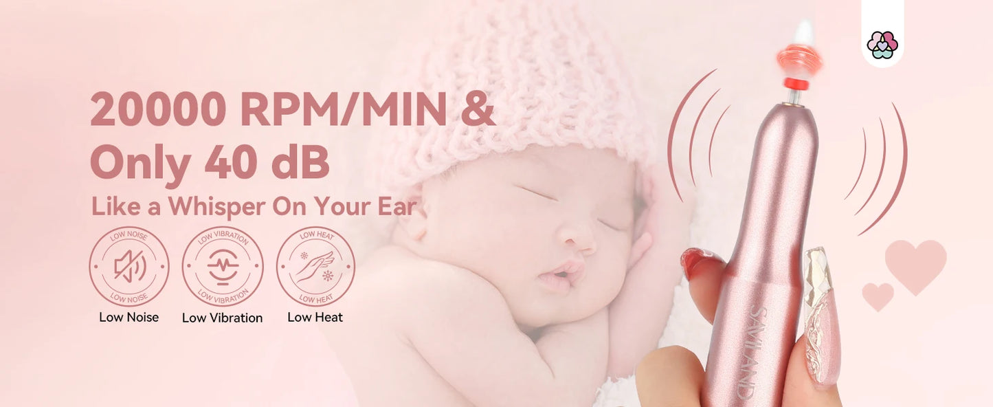 SAVILAND Acrylic Electric Nail Drill Machine Portable Efile Nail Drill Machine Complete Drill Bits for Remove Nails Manicure