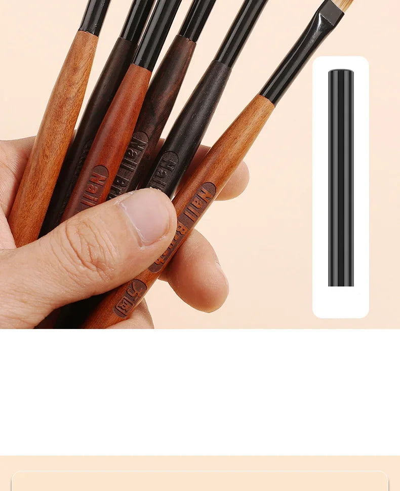 Nail Glue Phototherapy Pen UV Gel Brush Pen Acrylic Brush Professionnal Nail Art Brushes Painting Drawing Brush Manicure Tools