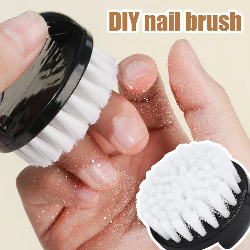 Nail Brush Refers To The Buckle Brush Bristle DIY Nail Brush Professional Cleaning Makeup Brush Nail Care Tools
