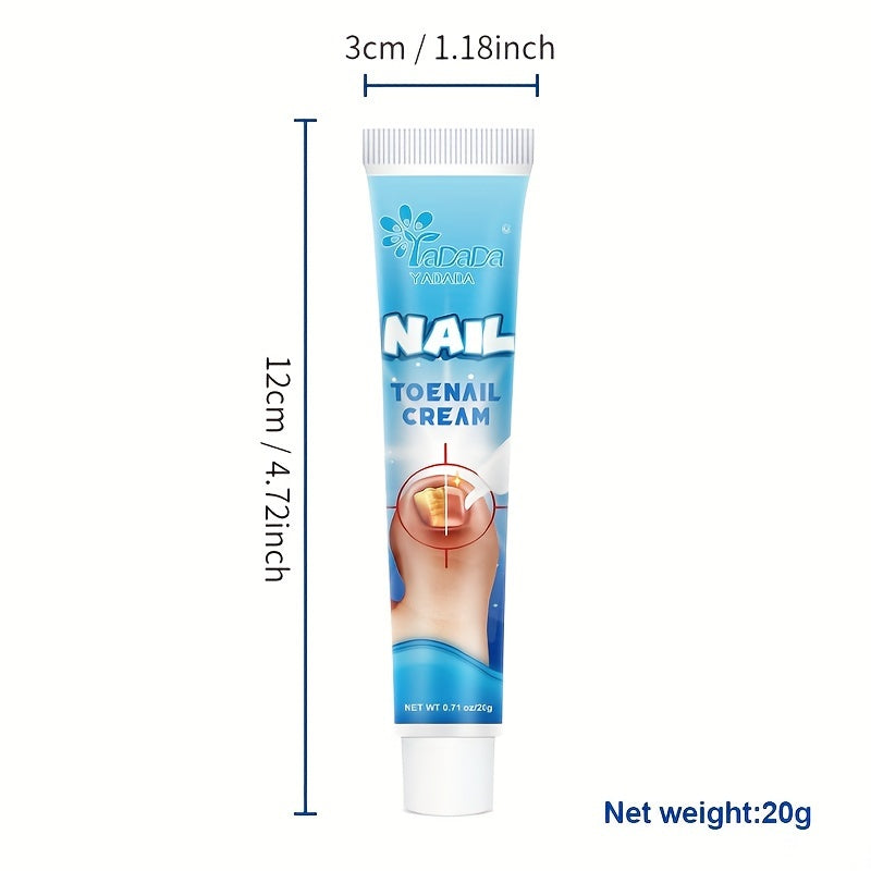 Vitamin C Enriched Nail Renewal Cream for Strengthening and Hardening Nail Bed - Pedicure Cream for Healthy Nails and Toenails